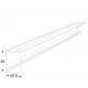 SINGLE UPPER GUIDE m.025 SLIDING DOOR SYSTEM m.025 - 20 έως 40kg / DOOR